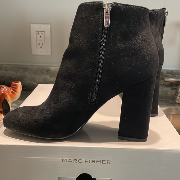 Marc Fisher - Black Fabric Booties - Picture 4 of 7